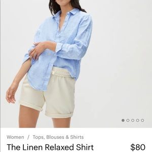 Everlane The Linen Relaxed Shirt